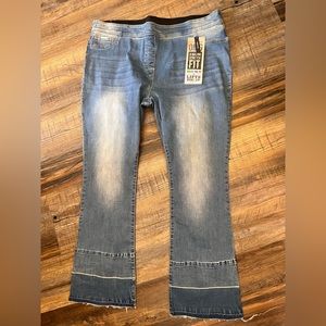 Coco + Carmen OMG Wide Leg Jeans- Medium Denim